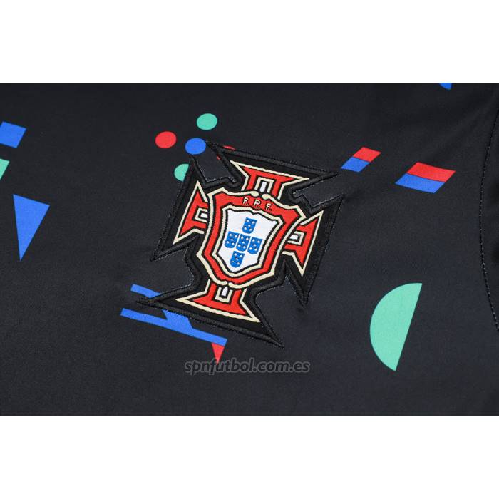 Chandal del Portugal Manga Corta 2024-2025 Negro - Pantalon Corto